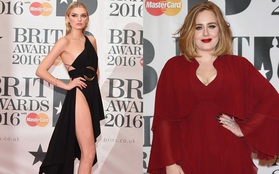 Người mẫu khoe dáng gợi cảm lấn át loạt sao trên thảm đỏ BRIT Awards 2016