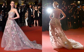 "Công chúa ngủ trong rừng" Elle Fanning đẹp như tiên nữ trên thảm đỏ LHP Cannes