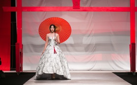 Hoa khôi Nam Em mở màn "Tinh khôi" - BST cuối cùng của Vietnam International Fashion Week