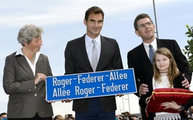 Thụy Sĩ đặt tên đường vinh danh Roger Federer