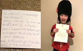 Bé trai 6 tuổi gửi thư xin làm cận vệ hoàng gia, Nữ hoàng Anh bất ngờ hồi đáp