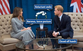 Chuyên gia ngôn ngữ cơ thể chỉ ra sự khác biệt trong cách nói chuyện của Hoàng tử Anh với bà Melania Trump và bà Michelle Obama
