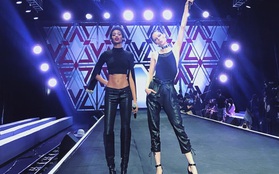 Siêu mẫu Coco Rocha trực tiếp thị phạm dàn mẫu Trung, chuẩn bị cho Victoria's Secret Show 2017