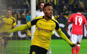 Aubameyang lập hattrick giúp Dortmund vào vòng tứ kết