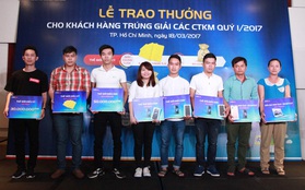 MobiFone trao thưởng cho khách hàng trúng giải chương trình khuyến mãi quý 1 năm 2017