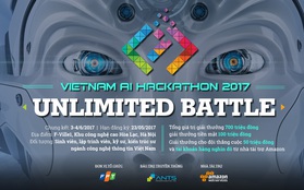 Vietnam AI Hackathon 2017 – Cuộc đua lập trình về trí tuệ nhân tạo lớn nhất Việt Nam