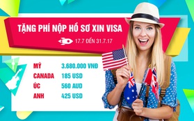 Miễn phí xét visa khi đăng ký du học Mỹ, Anh, Úc, Canada