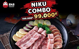 Trải nghiệm mới lạ với thịt nướng Yakiniku chỉ 99K tại Aka House
