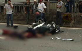 Đồng Nai: Tai nạn kinh hoàng khi 3 thanh niên đèo nhau trên xe máy đi vào làn đường ô tô