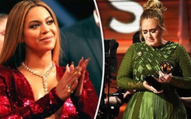 Beyonce tức giận vì em gái "đá đểu" chiến thắng của Adele tại Grammy