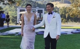 Hình ảnh hiếm hoi trong đám cưới giữa vợ cũ gốc Việt của tài tử Lê Minh và đại gia tại Mỹ