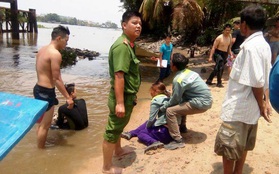 Mẹ khóc ngất khi biết con trai 11 tuổi mất tích trên sông Sài Gòn