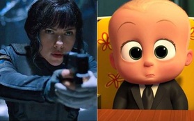 "Ghost in the Shell" lép vế trước ông trùm con nít trong "The Boss Baby" trên bảng xếp hạng doanh thu