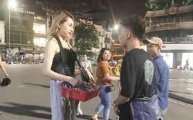 Chuyện ít người biết về cô gái ăn mặc sành điệu bán kẹo cao su trên phố đi bộ Hà Nội