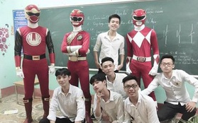 Độc nhất vô nhị: Trường THPT ở Lào Cai có cả siêu nhân đến dự lễ khai giảng!