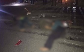Lào Cai: Xe máy vượt ẩu đâm vào xe con, 2 người trọng thương