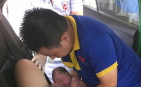 Nghệ An: Chồng đỡ đẻ cho vợ ngay trên taxi khi đang đến bệnh viện