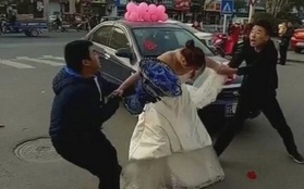 Đám cưới bỗng trở thành trò hề khi người yêu cũ của cô dâu chặn xe hoa đòi nối lại tình xưa