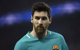 Messi "đi bộ" trong trận thua không tưởng của Barca
