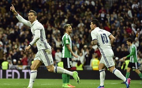 Ronaldo nổ súng, Real ngược dòng đòi ngôi đầu từ Barca