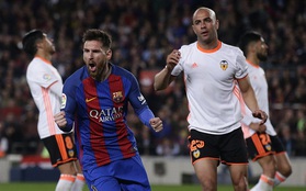 Messi lập cú đúp, Barca thắng đậm Valencia