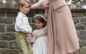 Hoàng tử nhí George và em gái cực đáng yêu trong vai trò phù dâu cho dì Pippa Middleton
