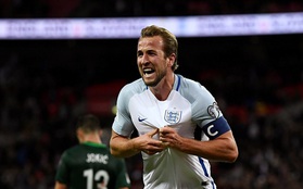 Đội trưởng Harry Kane ghi bàn quyết định phút bù giờ giúp Anh có vé tới Nga