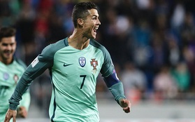Cứu tinh Ronaldo giúp Bồ Đào Nha mở toang cánh cửa giành vé World Cup 2018