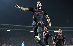 Giroud lập siêu phẩm, Arsenal bỏ túi 3 điểm ở sân chơi số 2 châu Âu