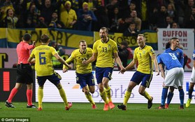 Thua Thụy Điển ở lượt đi play-off, Italia nguy cơ vắng mặt ở World Cup 2018
