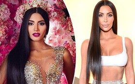Tân Hoa hậu Venezuela bỗng được chú ý vì sở hữu nhan sắc giống hệt Kim Kardashian