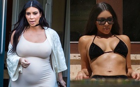 Kim Kardashian sồ sề ngày nào giờ đã có thân hình thon thả và săn chắc bất ngờ