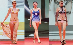 Chất lượng nghèo nàn của dàn người mẫu áo tắm quốc tế Trung Quốc khiến dân tình ngán ngẩm