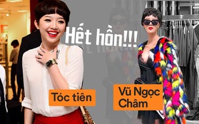 Xa xa cứ tưởng Tóc Tiên, nhìn gần mới biết là Vũ Ngọc Châm - người từng "đội bàn" hôn Decao