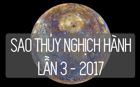 Sao Thủy nghịch hành lần 3 năm 2017: Thời điểm khiến con người ta lo sợ, nghi ngờ đủ thứ chuyện