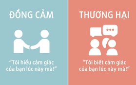 Đừng nhầm lẫn giữa sự cảm thông và lòng thương hại!