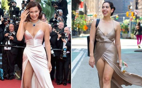 Cô nàng này đã diện thử chiếc váy "lộ hàng" giống Bella Hadid và đây là cái kết