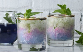 Tự tay pha chế cực chuyên nghiệp với công thức “mojito galaxy” độc lạ từ rau quả