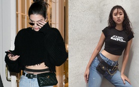 Hết Kendall Jenner, tới lượt sao và hot girl Việt thi nhau lăng xê mốt túi ngang hông