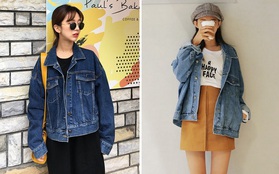 Trời se lạnh, không diện denim jacket dáng rộng thì mùa thu của bạn đã bớt thi vị đi mấy phần rồi