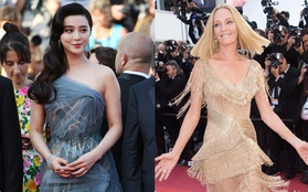 Thảm đỏ bế mạc Cannes: Phạm Băng Băng đẫy đà vẫn lộng lẫy trong cuộc chiến nhan sắc với mỹ nhân Hollywood
