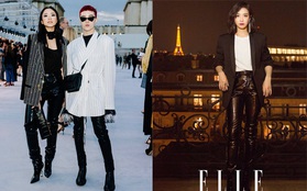 Kelbin Lei, Nga Nguyễn siêu chất, xuất hiện cùng Lee Jong Suk, Victoria f(x) tại show Saint Laurent