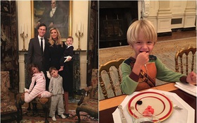 Con cháu Tổng thống Donald Trump khoe ảnh lần đầu tiên ở Nhà Trắng