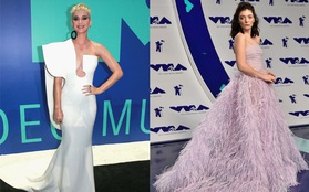 Katy Perry xinh đẹp quyến rũ "dằn mặt" Taylor Swift, Lorde hóa công chúa trên thảm đỏ VMAs 2017