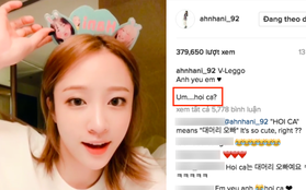 Hani (EXID) bất ngờ lên Instagram hỏi về biệt danh "Hói ca" fan Việt gọi mình sau concert