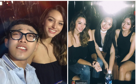 Hoàng Ku, Châu Bùi, Nga Wendy... hào hứng "khoe" ảnh check-in cùng Celine Farach trong bar