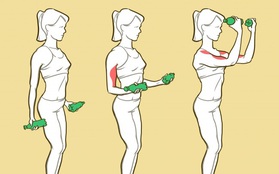 6 động tác cứu nguy cho các cô nàng bắp tay chảy mỡ lấy lại sự thon gọn