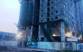 Sập giàn giáo công trình cao tầng ở Sài Gòn, 2 công nhân thương vong