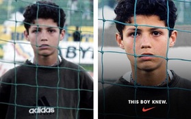 Thấy Cristiano Ronaldo mặc áo adidas, Nike đã "chế ảnh" luôn thành áo của mình