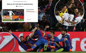 200.000 fan kêu gọi đá lại trận Barca - PSG
